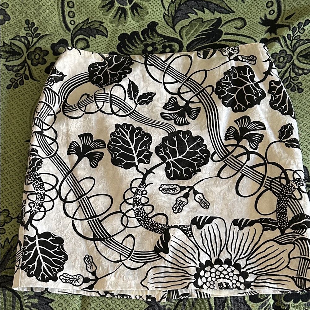 Alberto Makali Floral Black and White Women's Skirt